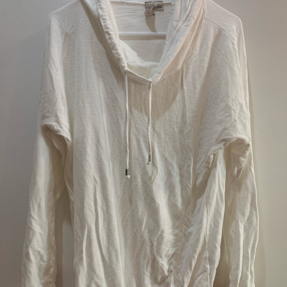 Cowl neck hoodie